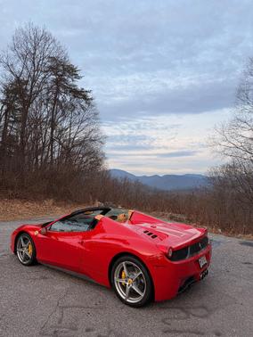 Red 2014 Ferrari 458 Spider Base