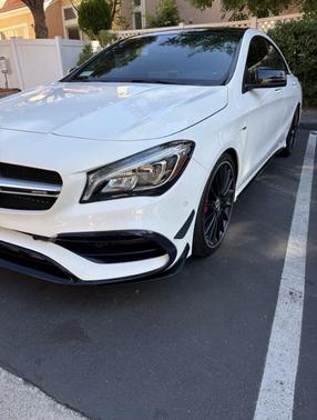 White 2018 Mercedes-Benz AMG CLA 45 4MATIC