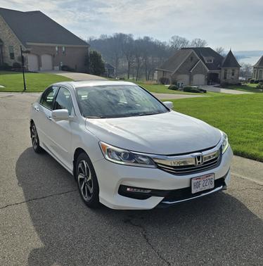 White 2016 Honda Accord EX-L