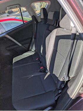 Red 2018 Toyota RAV4 LE