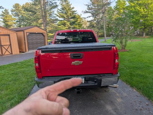 Red 2011 Chevrolet Silverado 1500 LT