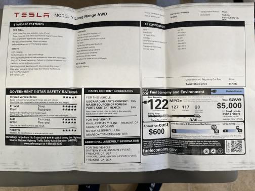 Black 2023 Tesla Model Y Long Range