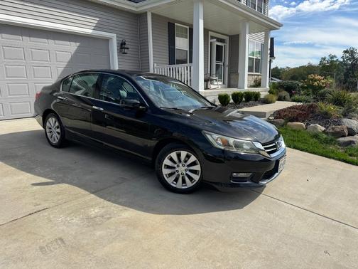 Black 2015 Honda Accord EX-L V-6