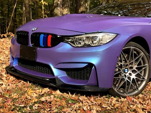 Blue 2017 BMW M4 Base