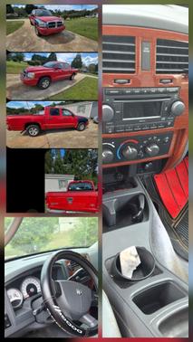 Red 2005 Dodge Dakota SLT Quad Cab