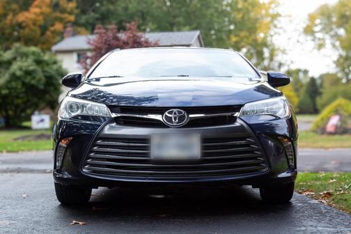 Blue 2017 Toyota Camry XLE