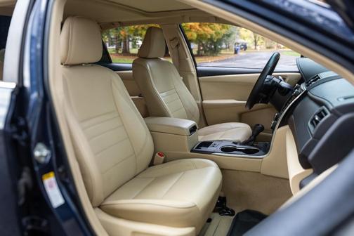 Blue 2017 Toyota Camry XLE