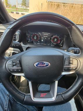 Red 2020 Ford Explorer ST