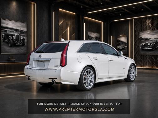 White 2013 Cadillac CTS-V Base