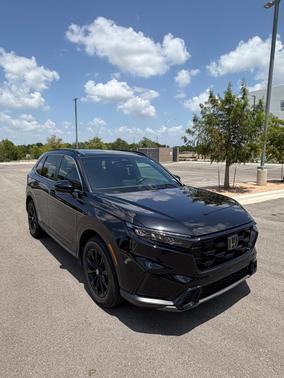 Black 2025 Honda CR-V Hybrid Sport-L