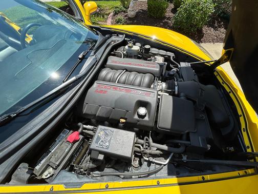 Yellow 2010 Chevrolet Corvette Grand Sport