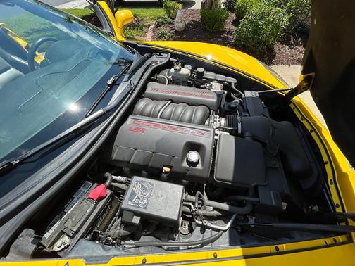Yellow 2010 Chevrolet Corvette Grand Sport