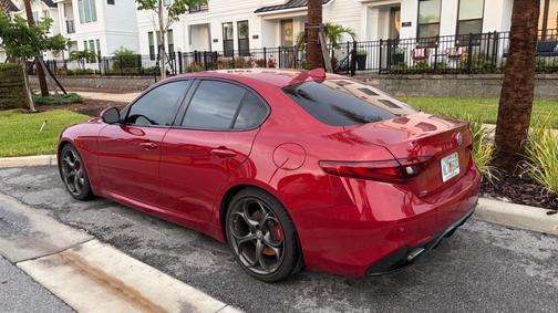 Red 2020 Alfa Romeo Giulia Ti
