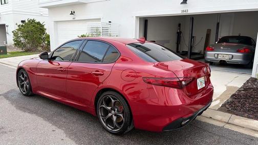 Red 2020 Alfa Romeo Giulia Ti