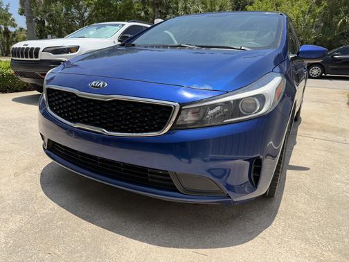 Blue 2017 Kia Forte LX