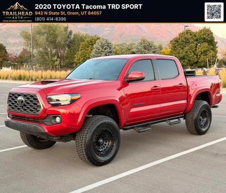 Red 2020 Toyota Tacoma TRD Sport