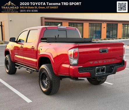 Red 2020 Toyota Tacoma TRD Sport