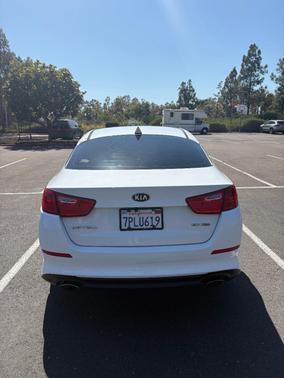 White 2015 Kia Optima EX