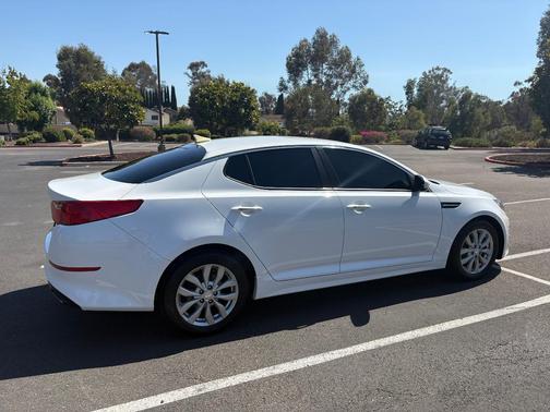White 2015 Kia Optima EX