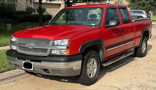 Red 2004 Chevrolet Silverado 1500 Work Truck