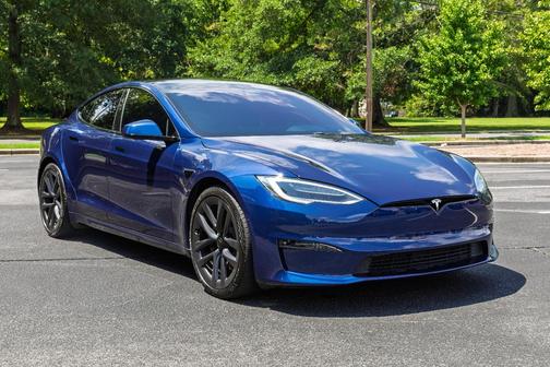 Blue 2021 Tesla Model S Long Range
