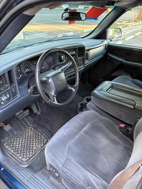 Blue 2002 Chevrolet Silverado 1500 LS Extended Cab