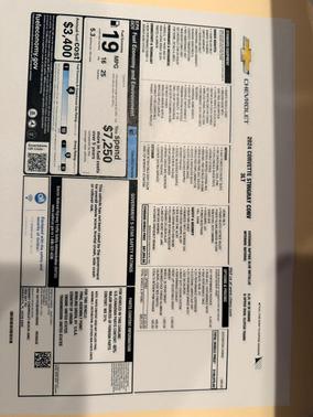 Blue 2024 Chevrolet Corvette Stingray w/3LT