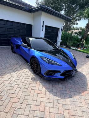 Blue 2024 Chevrolet Corvette Stingray w/3LT