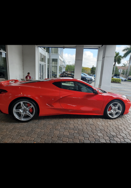 Red 2020 Chevrolet Corvette Stingray w/2LT
