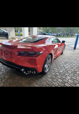 Red 2020 Chevrolet Corvette Stingray w/2LT
