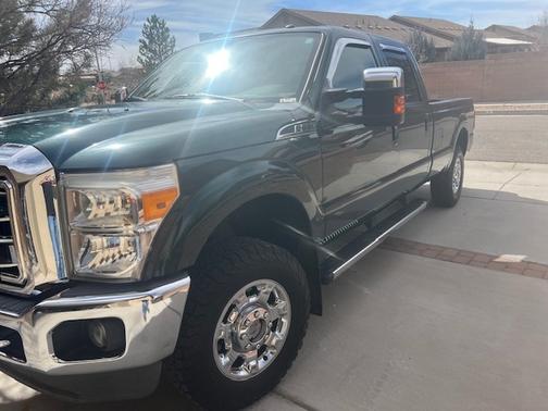 Green 2012 Ford F-250 Lariat