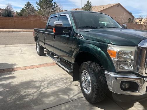 Green 2012 Ford F-250 Lariat