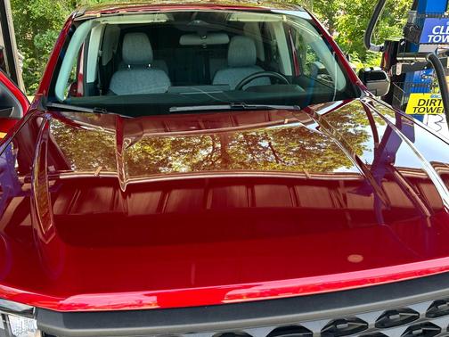Red 2025 Ford Maverick XLT