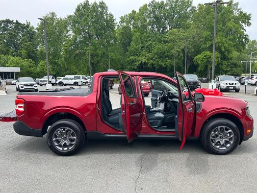 Red 2025 Ford Maverick XLT