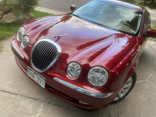 Red 2001 Jaguar S-Type 4
