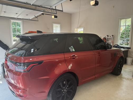 Red 2022 Land Rover Range Rover Sport SVR Carbon Edition