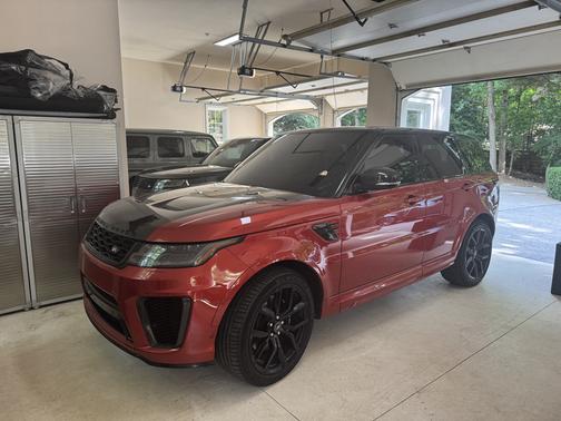 Red 2022 Land Rover Range Rover Sport SVR Carbon Edition