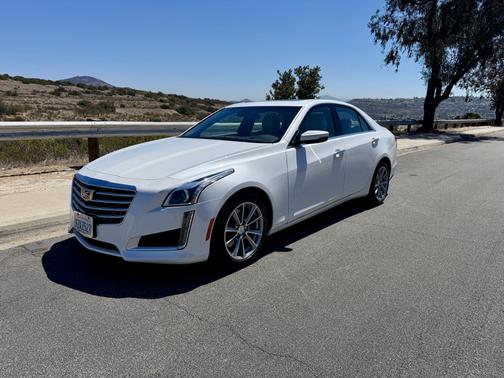 White 2017 Cadillac CTS 3.6L Luxury