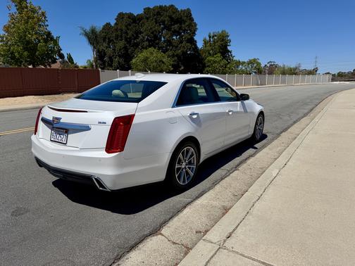 White 2017 Cadillac CTS 3.6L Luxury
