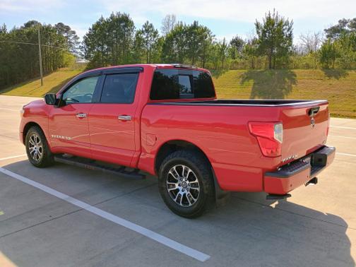 Red 2020 Nissan Titan SV