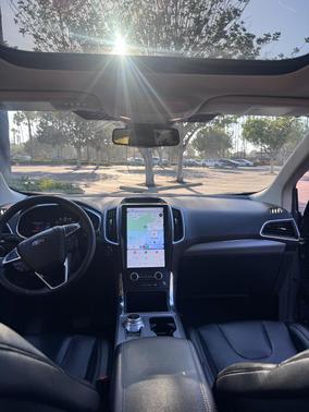 Gray 2021 Ford Edge Titanium