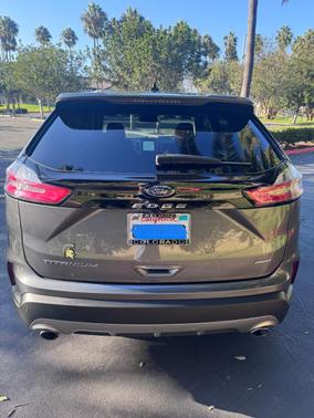 Gray 2021 Ford Edge Titanium