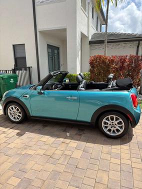 Blue 2020 MINI Convertible Cooper