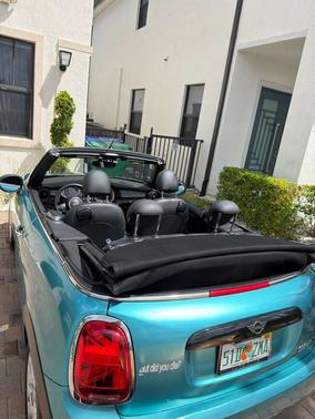 Blue 2020 MINI Convertible Cooper