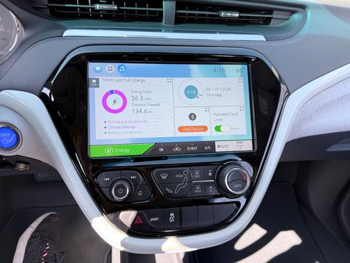 White 2021 Chevrolet Bolt EV LT