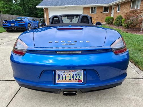 Blue 2014 Porsche Boxster Boxster