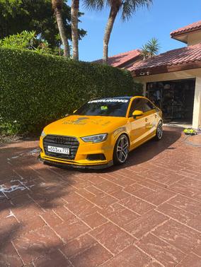 Yellow 2020 Audi A3 2.0T Premium
