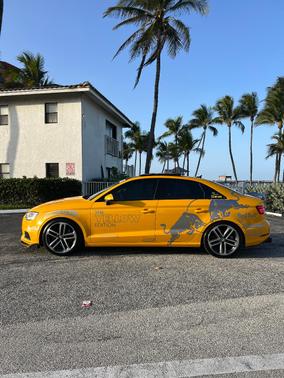 Yellow 2020 Audi A3 2.0T Premium