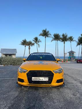 Yellow 2020 Audi A3 2.0T Premium