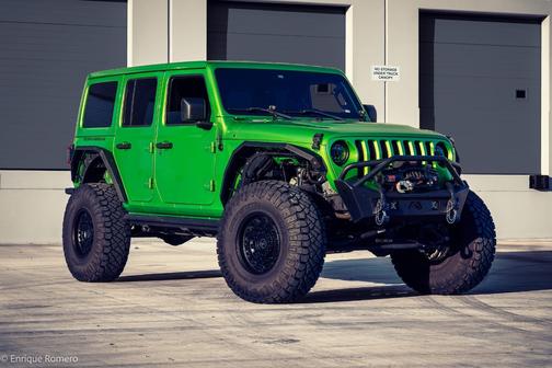 Green 2018 Jeep Wrangler Unlimited Sport